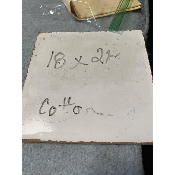 Blue & White Cotton Fabric Square Checkered Pattern 18x22 Quilting Sewing Materi - Picture 4 of 4